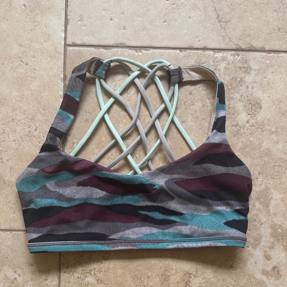Multicolor lululemon Sports Bra